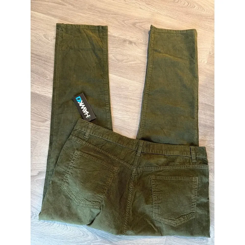 NWT Tony Hawk men’s size 38 dark green corduroy pants